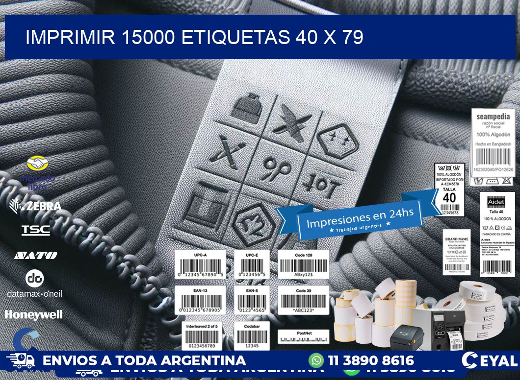 IMPRIMIR 15000 ETIQUETAS 40 x 79