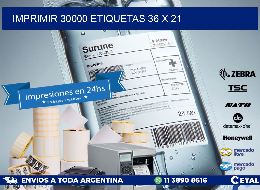 IMPRIMIR 30000 ETIQUETAS 36 x 21