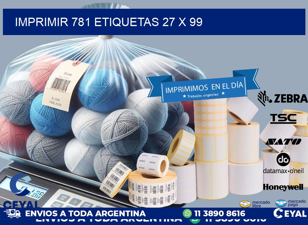 IMPRIMIR 781 ETIQUETAS 27 x 99