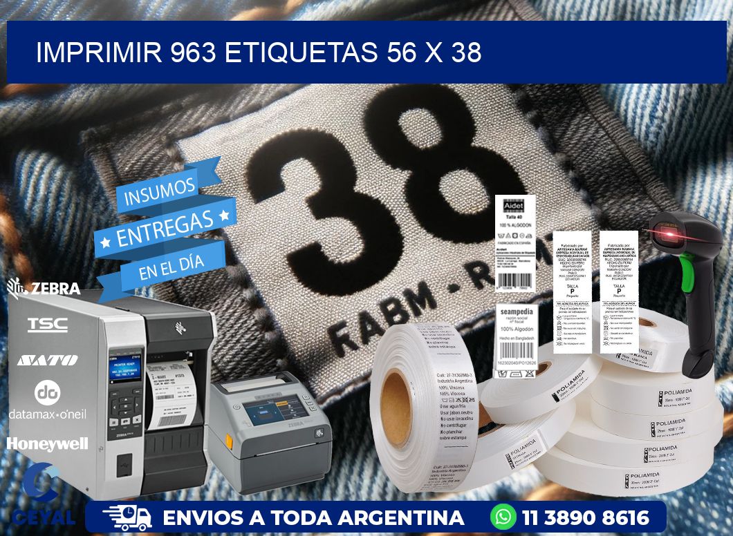 IMPRIMIR 963 ETIQUETAS 56 x 38