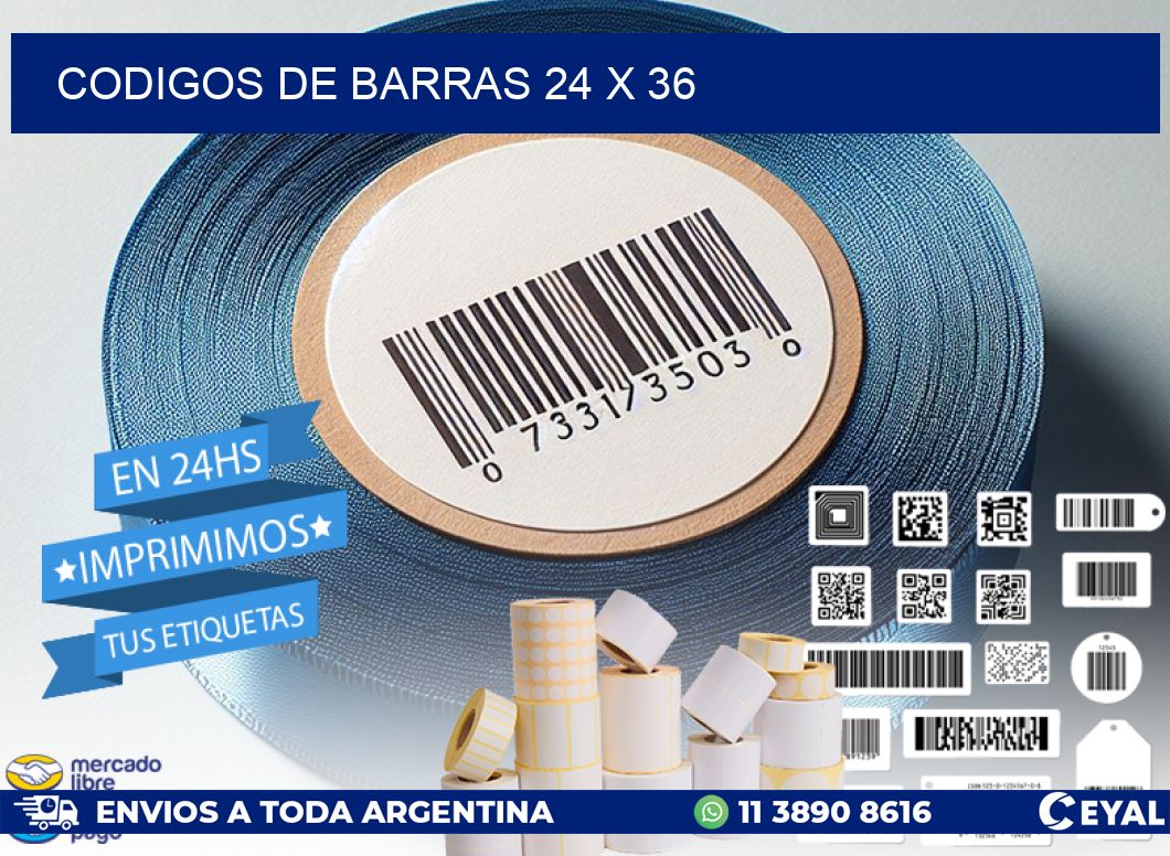 codigos de barras 24 x 36