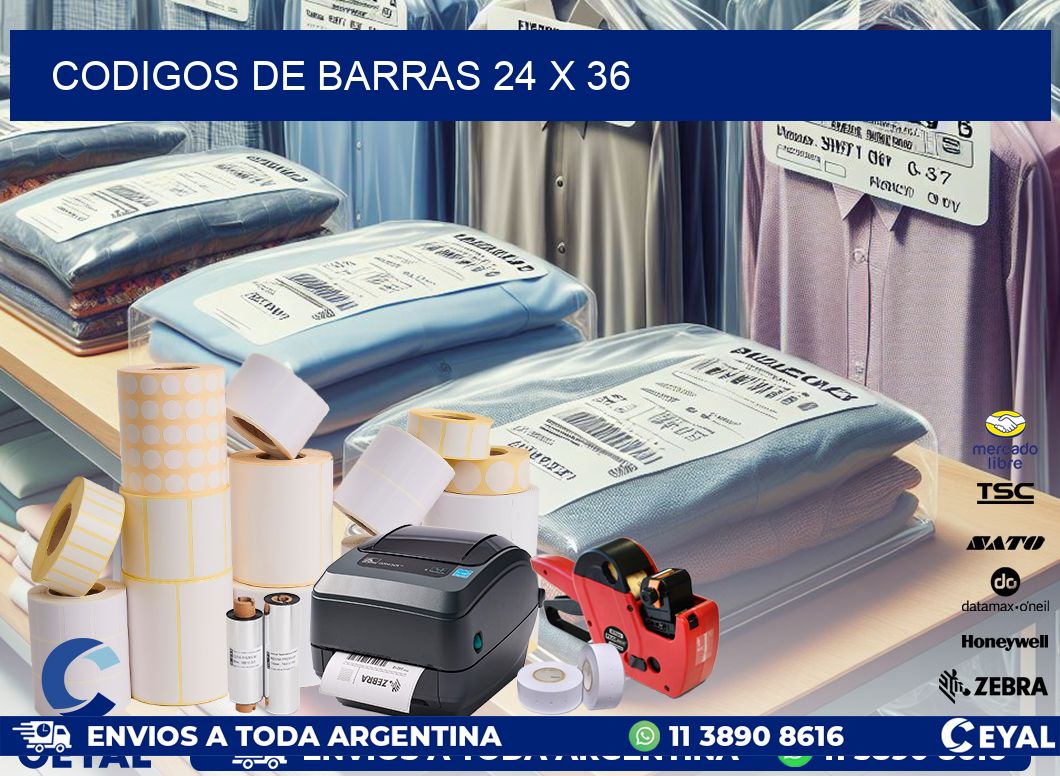 codigos de barras 24 x 36