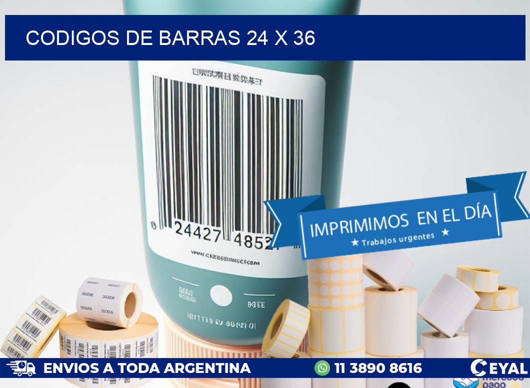 codigos de barras 24 x 36