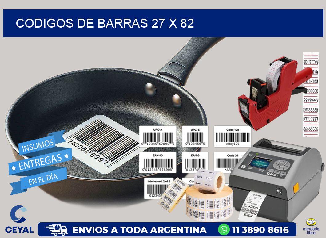 codigos de barras 27 x 82