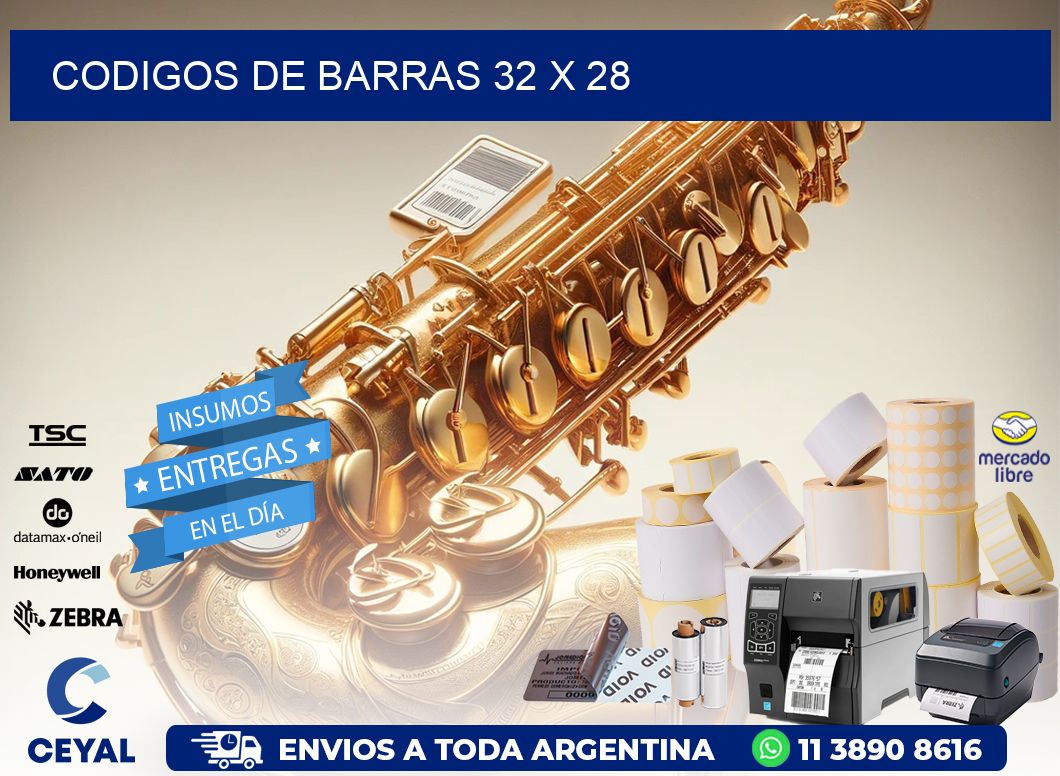 codigos de barras 32 x 28
