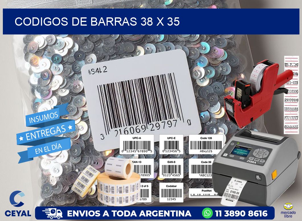 codigos de barras 38 x 35