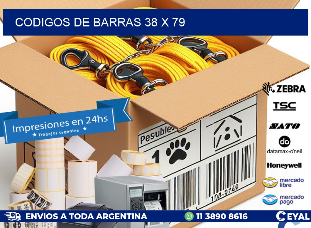 codigos de barras 38 x 79