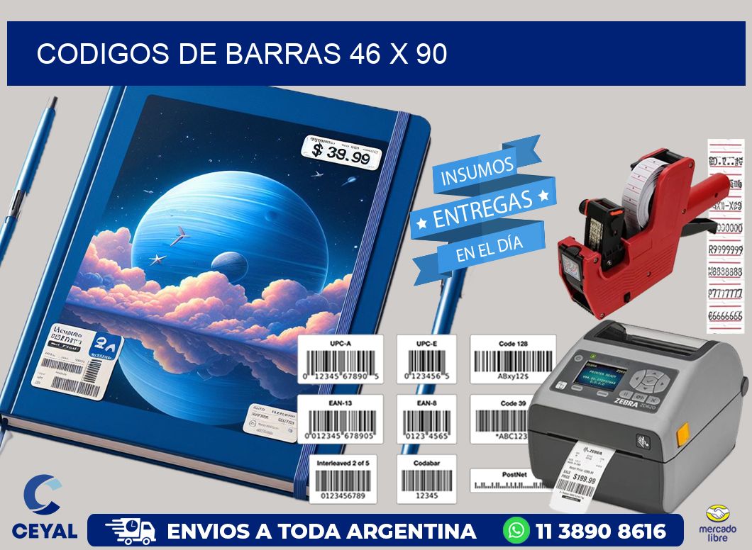 codigos de barras 46 x 90