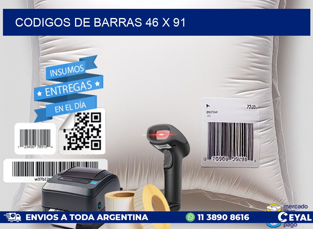 codigos de barras 46 x 91