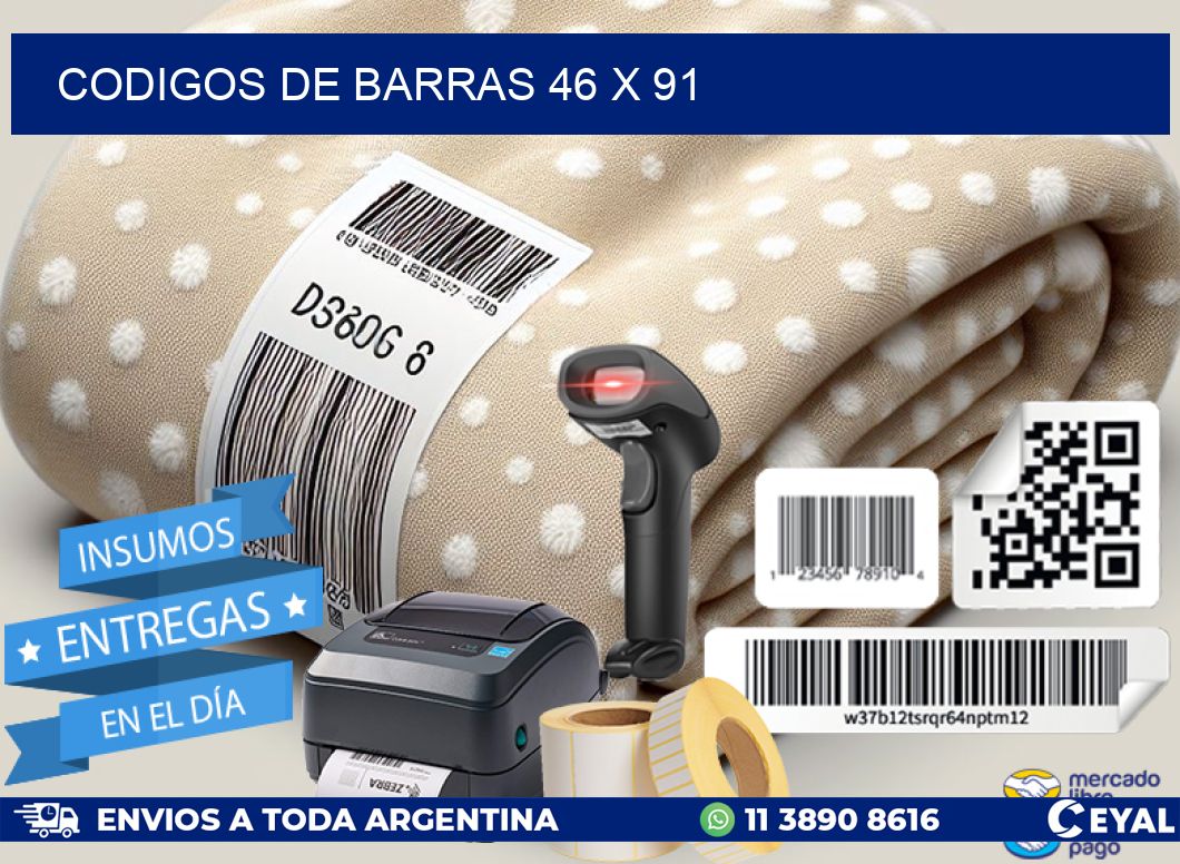 codigos de barras 46 x 91