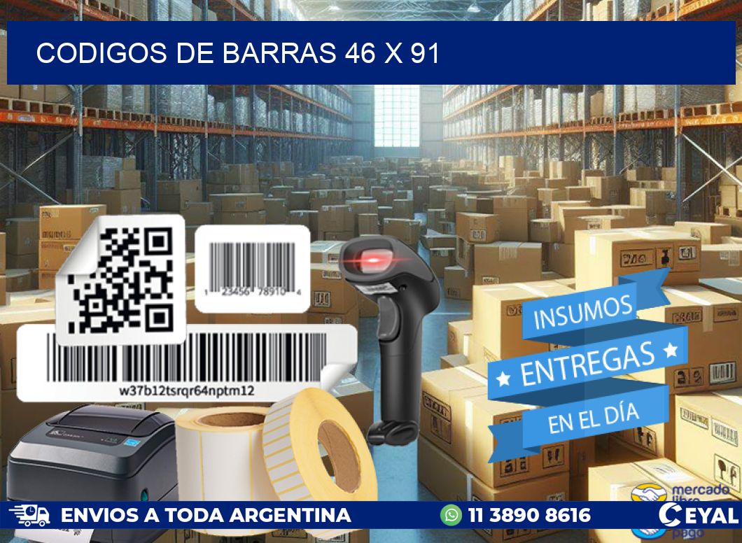 codigos de barras 46 x 91