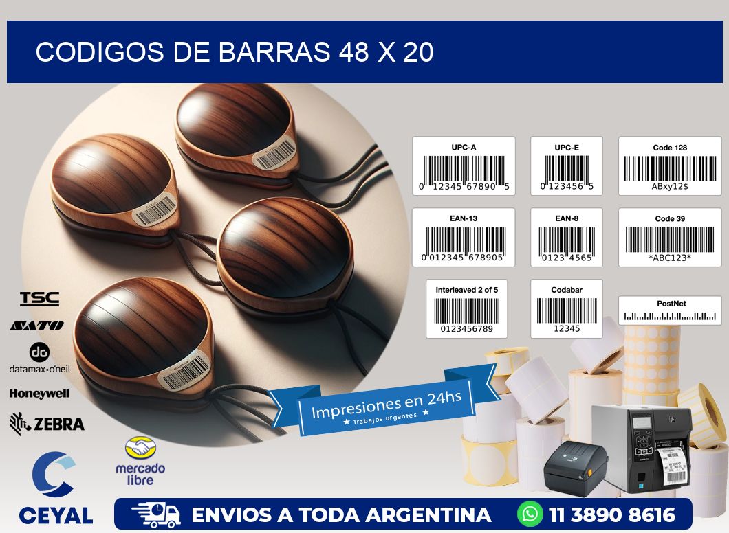 codigos de barras 48 x 20