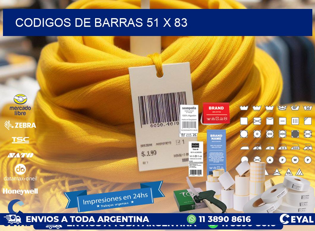 codigos de barras 51 x 83