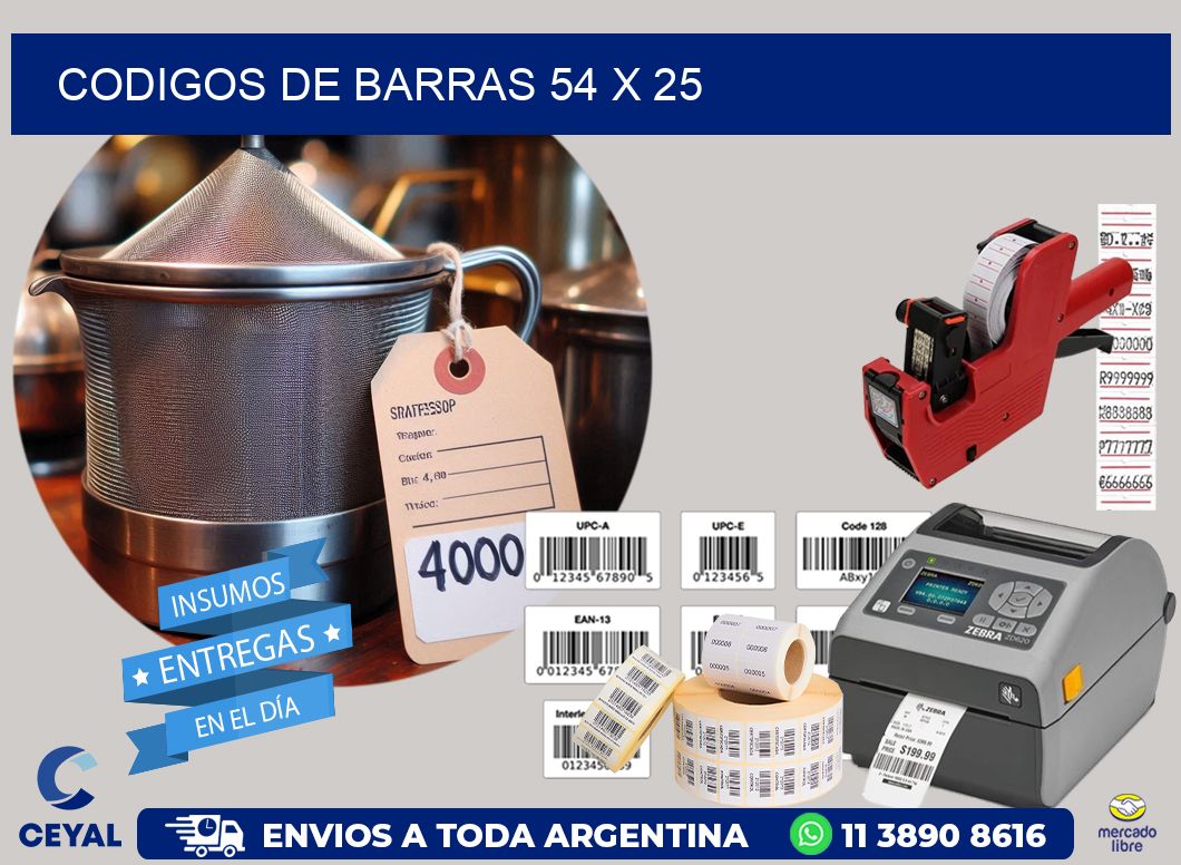 codigos de barras 54 x 25