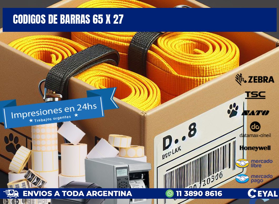 codigos de barras 65 x 27
