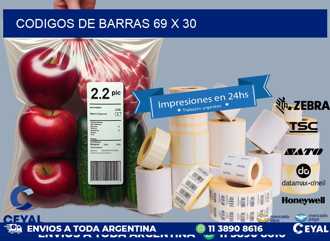 codigos de barras 69 x 30