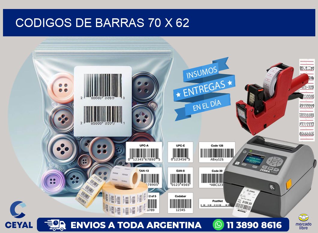codigos de barras 70 x 62