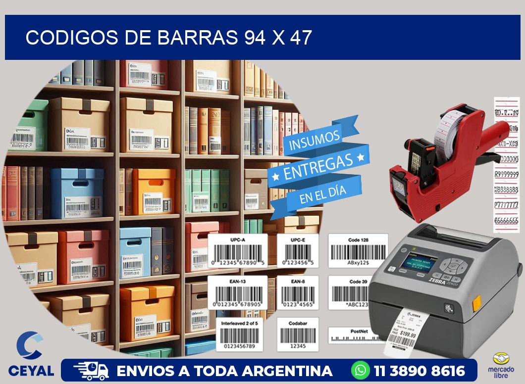 codigos de barras 94 x 47
