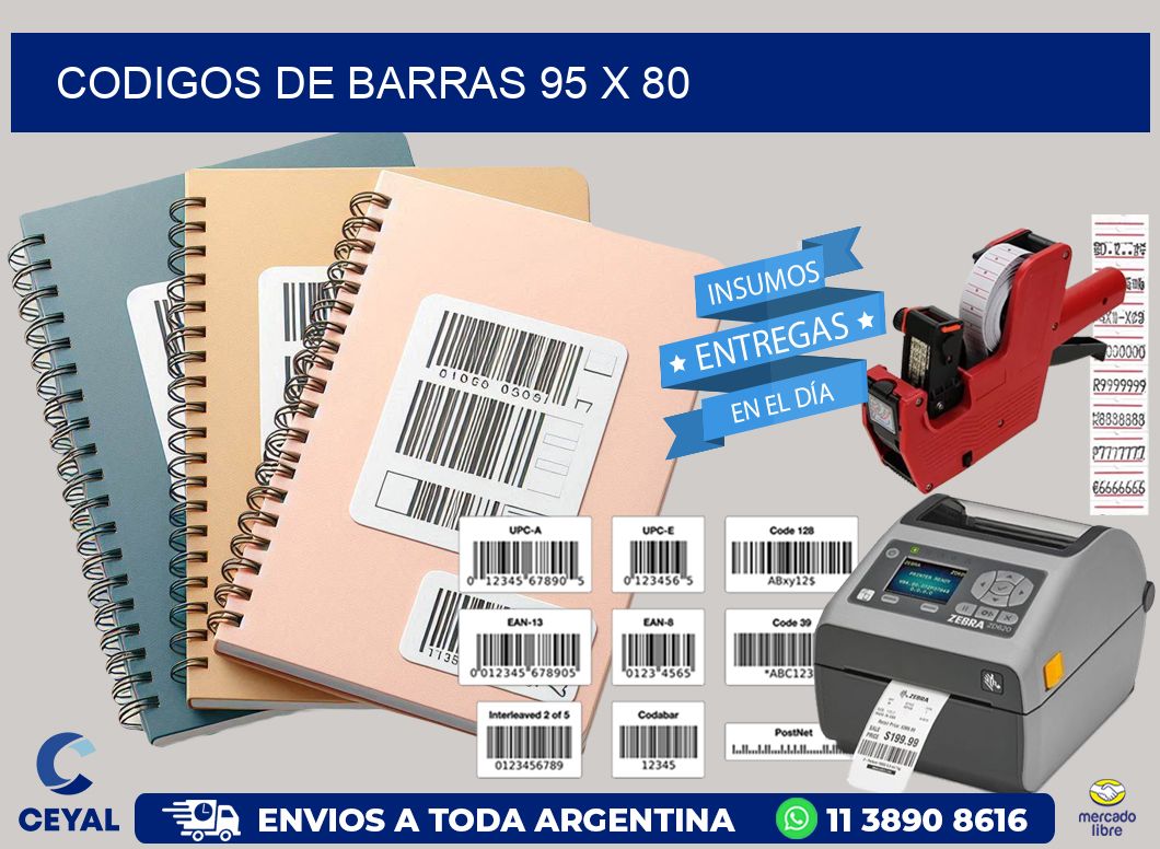codigos de barras 95 x 80