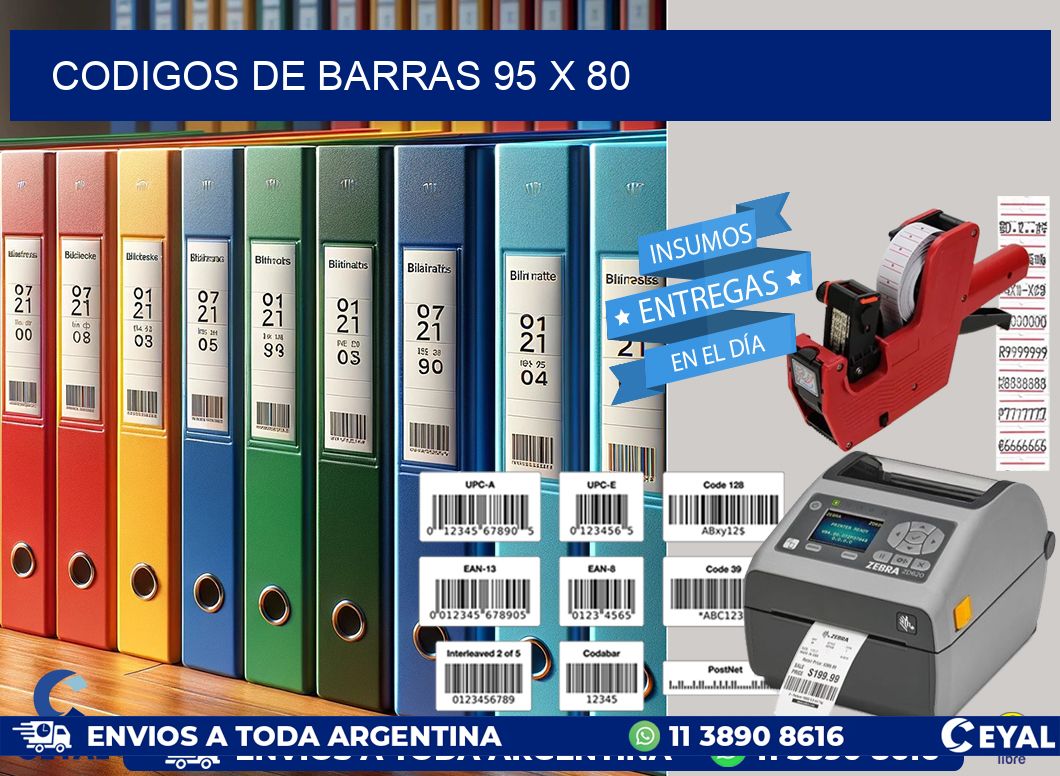 codigos de barras 95 x 80