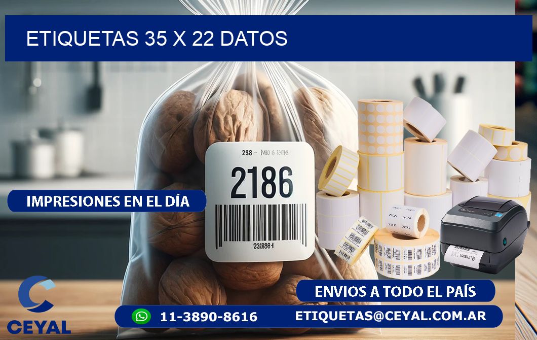 ETIQUETAS 35 x 22 DATOS