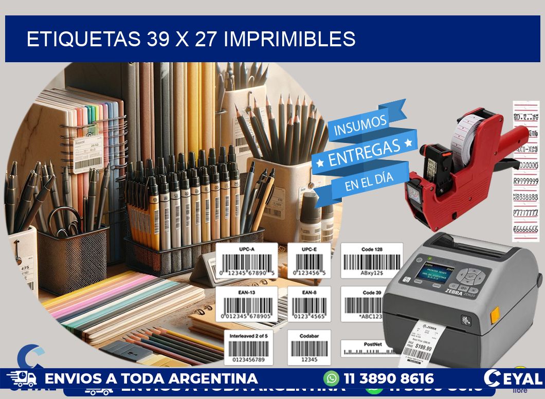 ETIQUETAS 39 x 27 IMPRIMIBLES