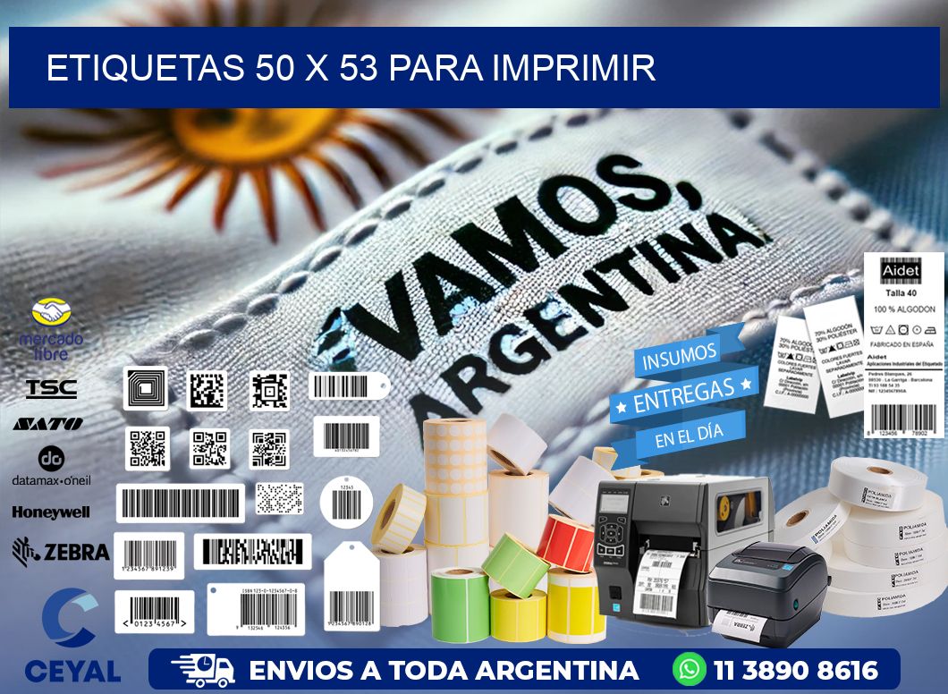 ETIQUETAS 50 x 53 PARA IMPRIMIR