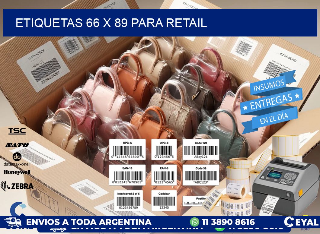 ETIQUETAS 66 x 89 PARA RETAIL