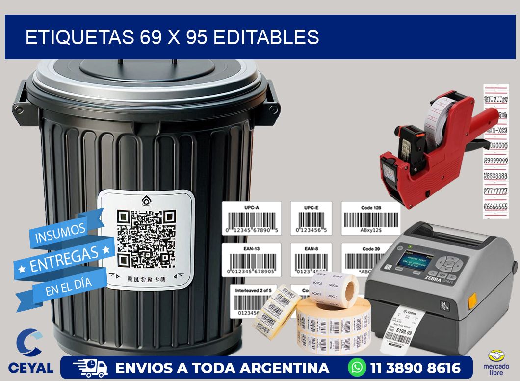 ETIQUETAS 69 x 95 EDITABLES