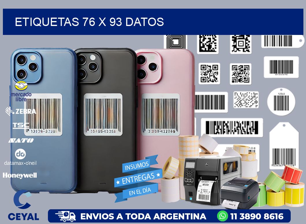 ETIQUETAS 76 x 93 DATOS