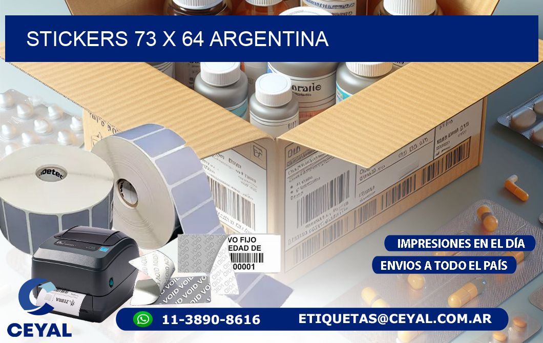 STICKERS 73 x 64 ARGENTINA
