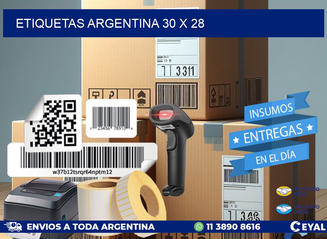 etiquetas argentina 30 x 28