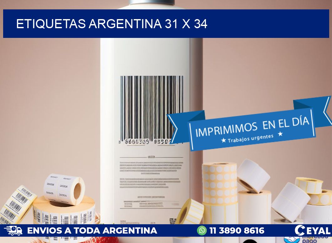 etiquetas argentina 31 x 34