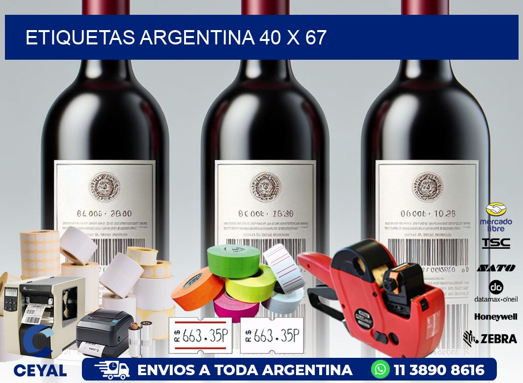 etiquetas argentina 40 x 67