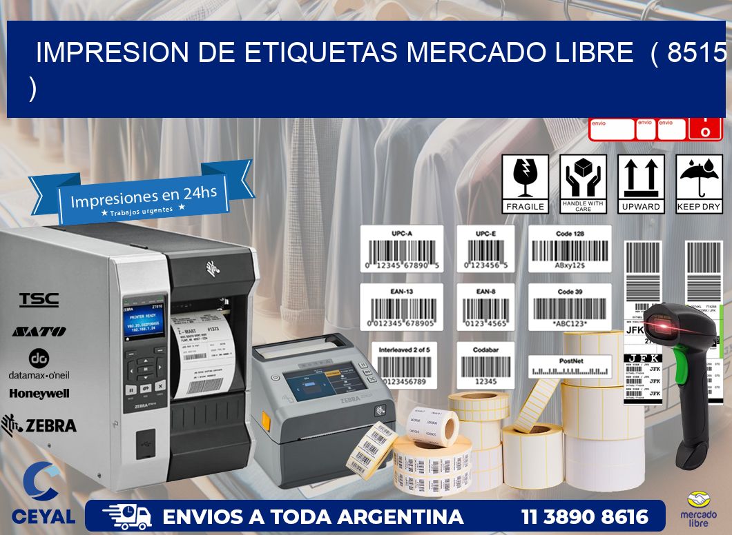 impresion de etiquetas mercado libre  ( 8515 )