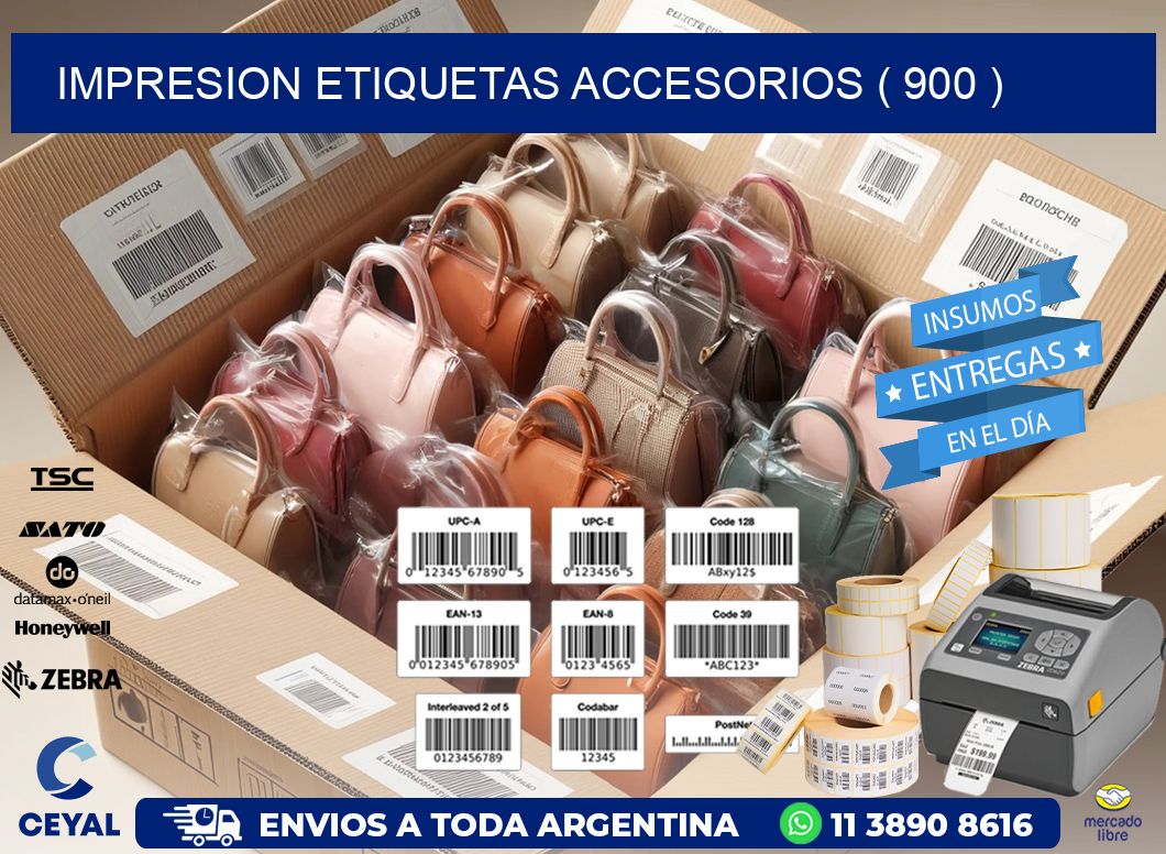 impresion etiquetas accesorios ( 900 )