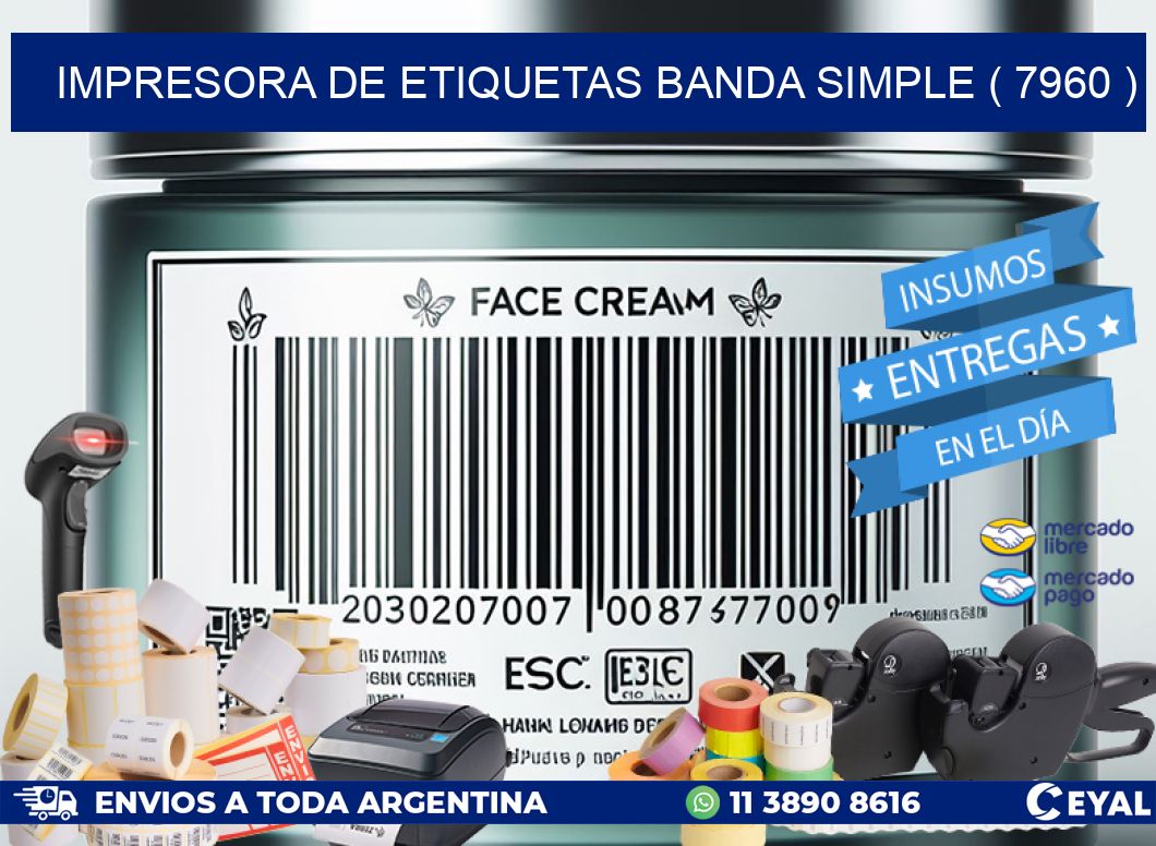 impresora de etiquetas banda simple ( 7960 )