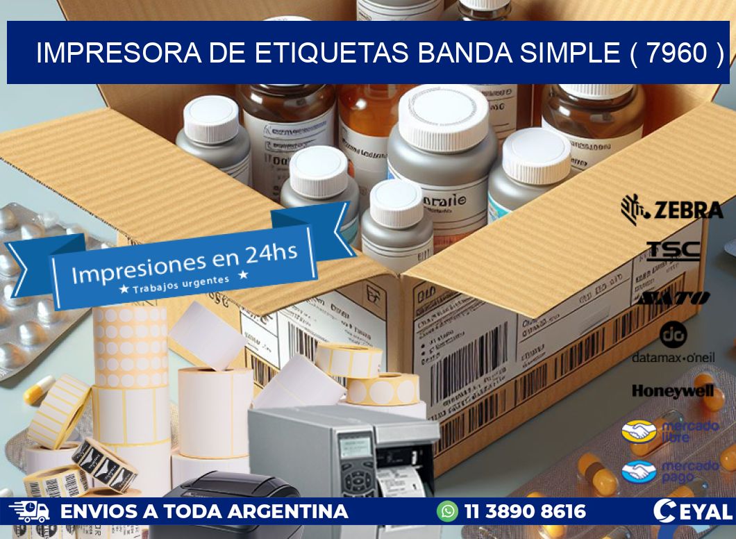 impresora de etiquetas banda simple ( 7960 )