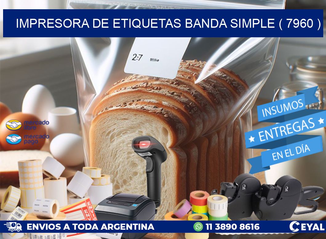 impresora de etiquetas banda simple ( 7960 )