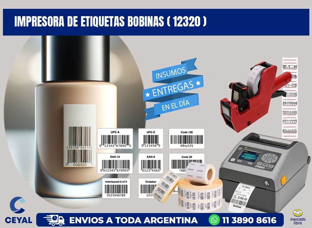 impresora de etiquetas bobinas ( 12320 )