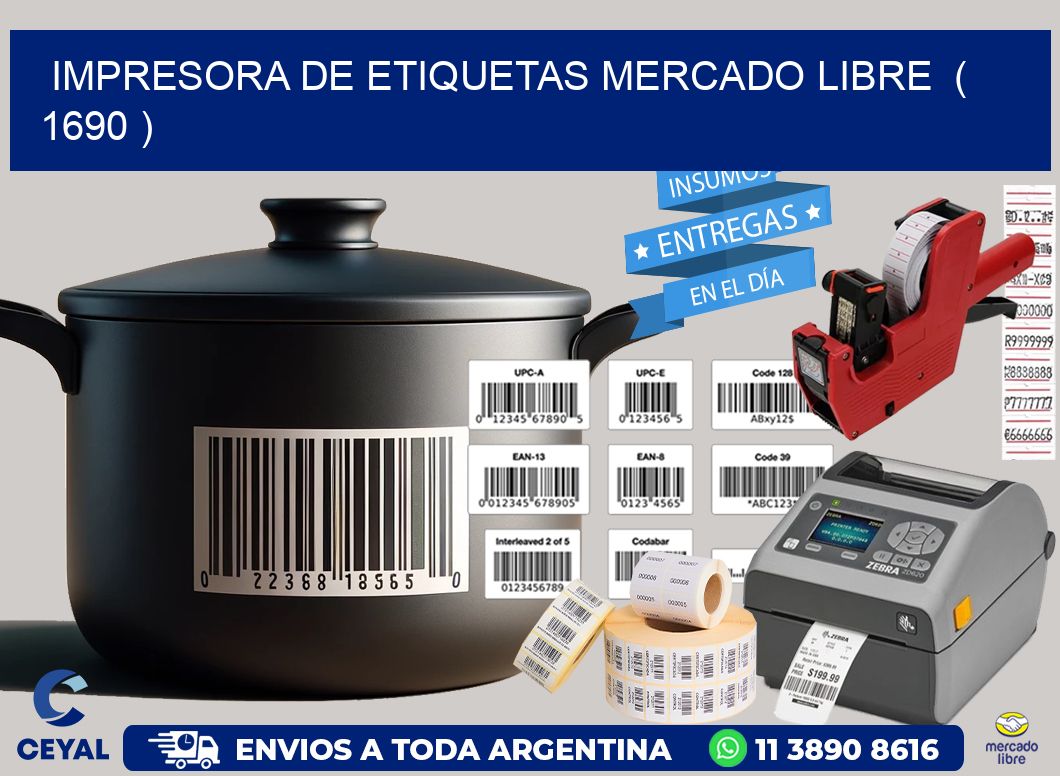 impresora de etiquetas mercado libre  ( 1690 )