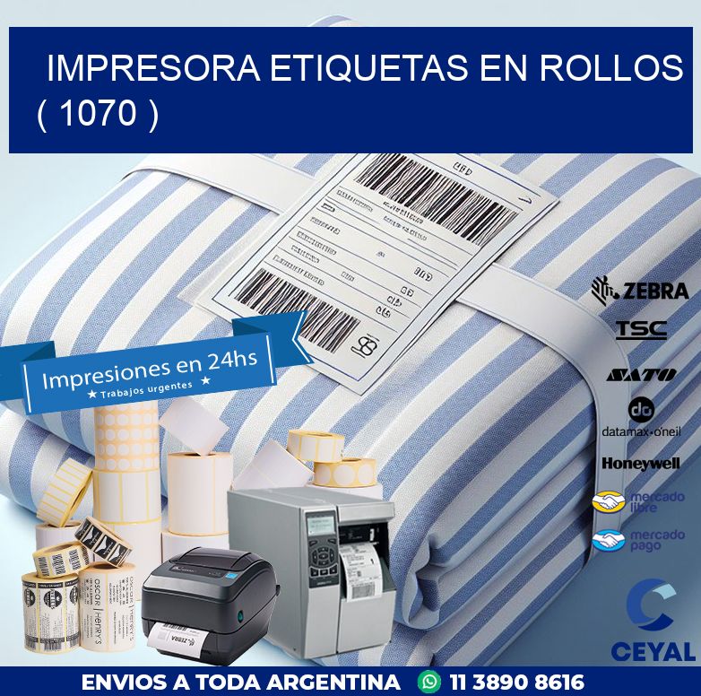 impresora etiquetas en rollos ( 1070 )
