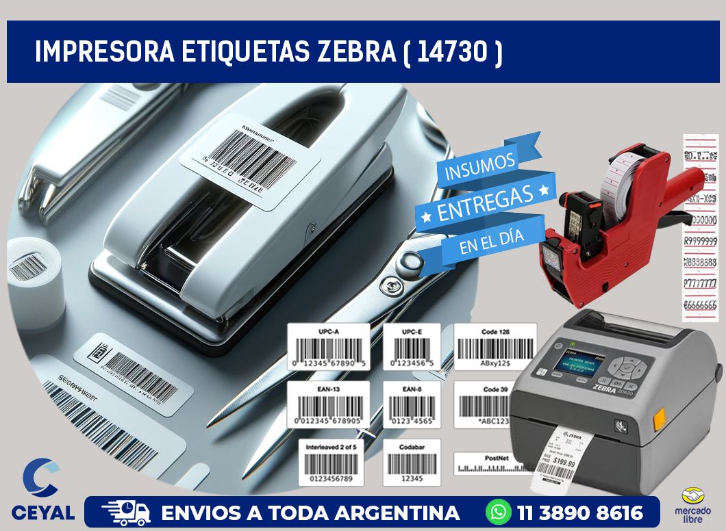 impresora etiquetas zebra ( 14730 )