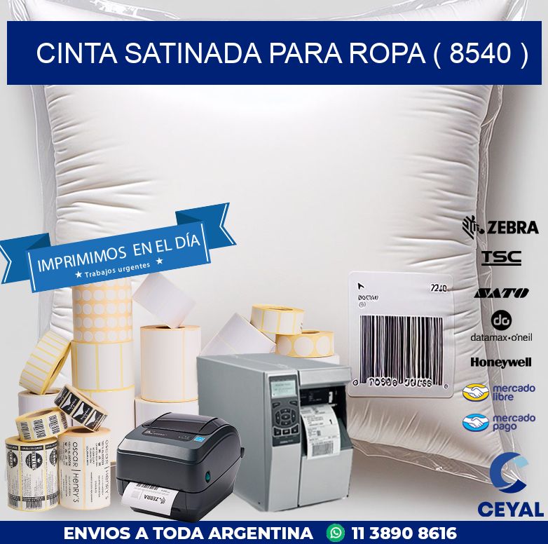 CINTA SATINADA PARA ROPA ( 8540 )