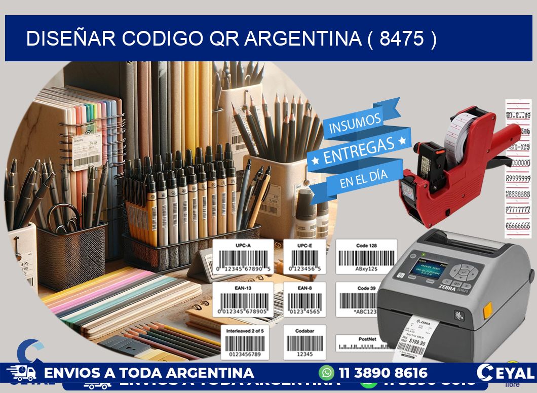 DISEÑAR CODIGO QR ARGENTINA ( 8475 )