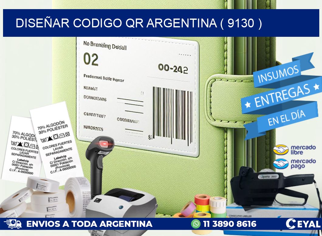 DISEÑAR CODIGO QR ARGENTINA ( 9130 )