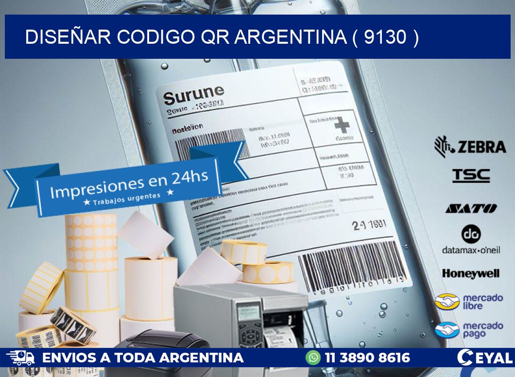 DISEÑAR CODIGO QR ARGENTINA ( 9130 )