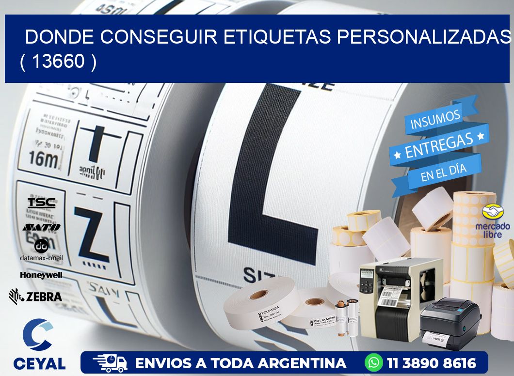 DONDE CONSEGUIR ETIQUETAS PERSONALIZADAS ( 13660 )