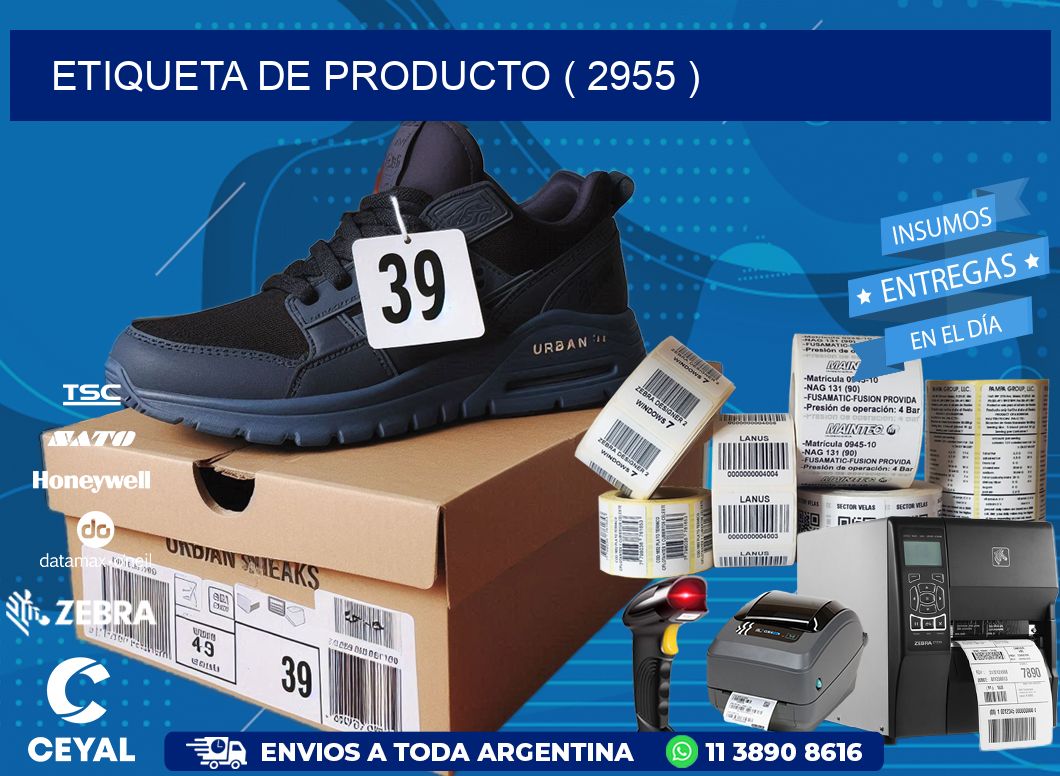 ETIQUETA DE PRODUCTO ( 2955 )