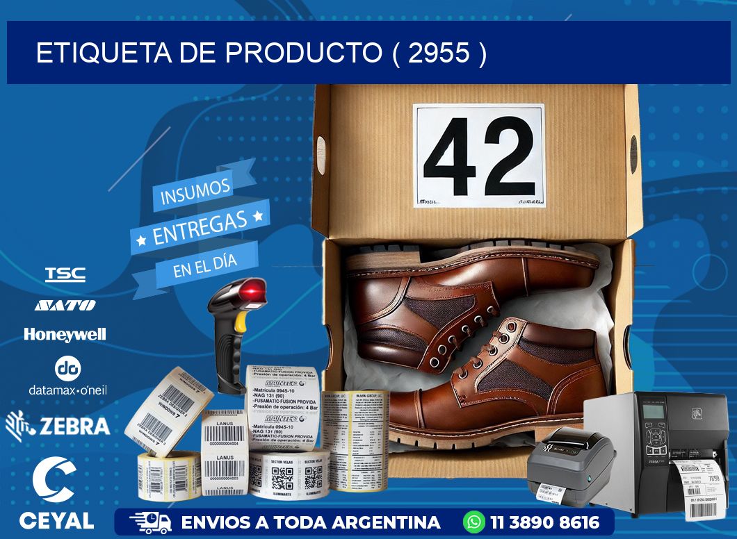 ETIQUETA DE PRODUCTO ( 2955 )